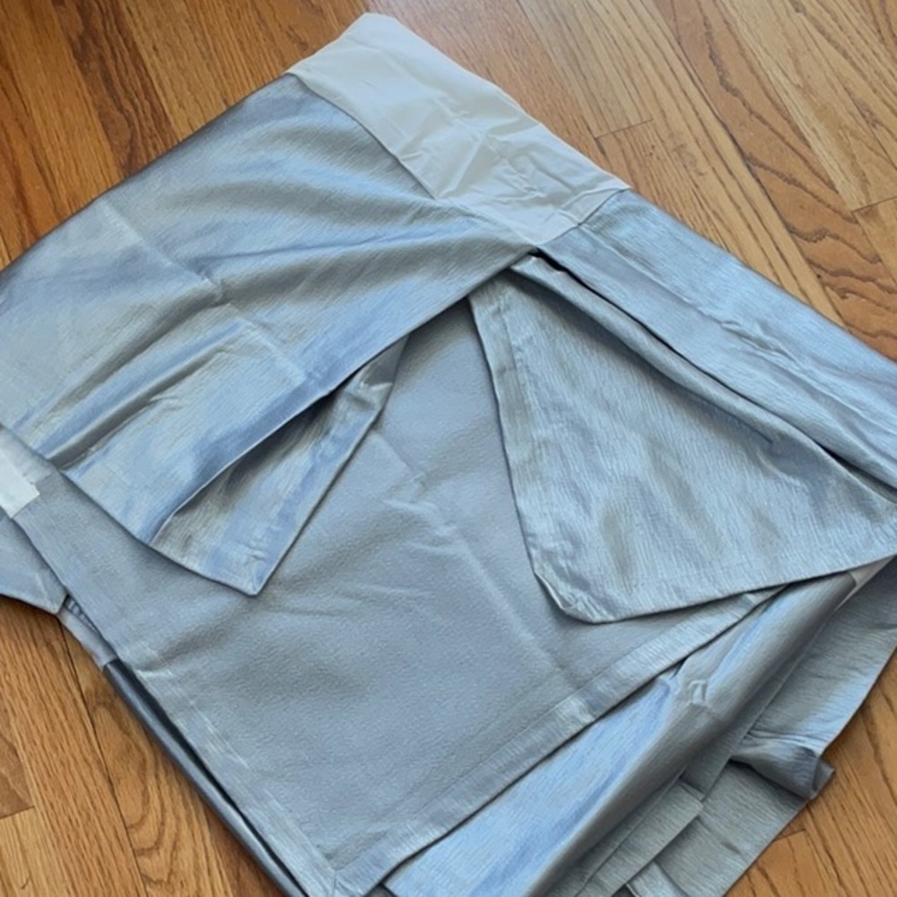 Hotel Collection Light Grey Cream Skirt
